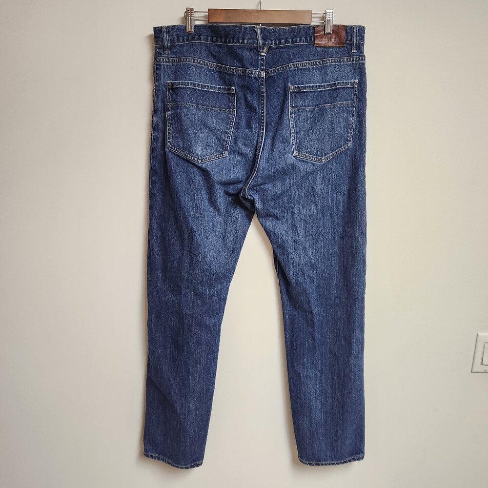 Raleigh Denim Workshop Jeans 38 Alexander Relaxed Straight Hand Crafted Med Wash